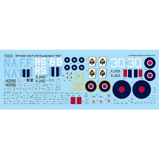 1/48 RAF Thunderbolt Mk.II Fighter [Premium Edition]