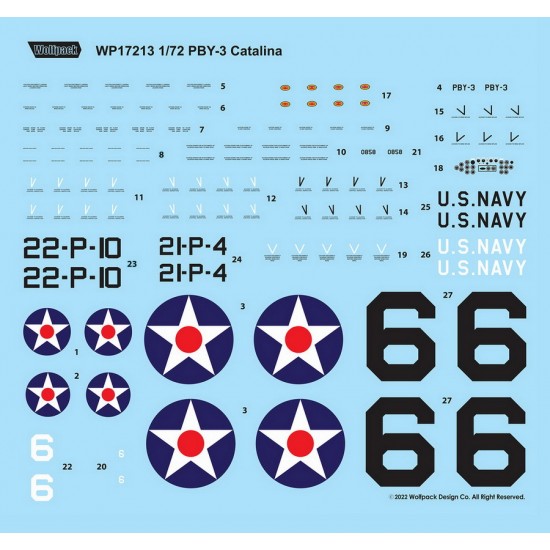 1/72 WWII US Navy PBY-3 Catalina Flying Boat [Premium Edition]