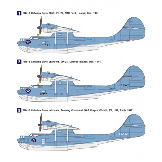 1/72 WWII US Navy PBY-3 Catalina Flying Boat [Premium Edition]