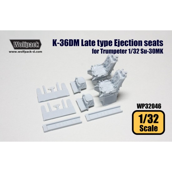 1/32 K-36DM Late type Ejection Seats (2pcs) for Sukhoi Su-30MK 1/32 K-36DM Late type Ejection Seats (2pcs) for Sukhoi Su-30MK
