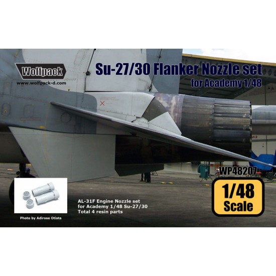 1/48 Sukhoi Su-27/30 Flanker AL-31F Engine Nozzle Set for Academy kit 1/48 Sukhoi Su-27/30 Flanker AL-31F Engine Nozzle Set for Academy kit