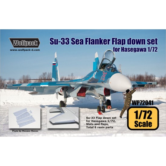 1/72 Sukhoi Su-33 Sea Flanker Flap Down Set for Hasegawa kit 1/72 Sukhoi Su-33 Sea Flanker Flap Down Set for Hasegawa kit