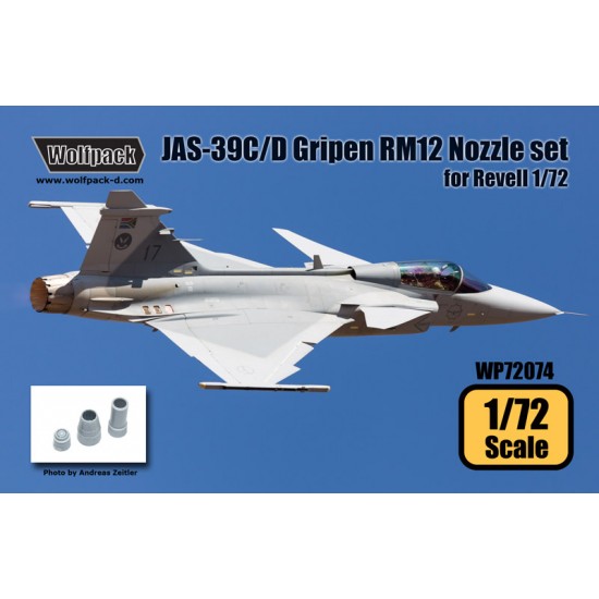 1/72 Saab JAS-39C/D Gripen RM12 Engine Nozzle Set for Revell kit 1/72 Saab JAS-39C/D Gripen RM12 Engine Nozzle Set for Revell kit