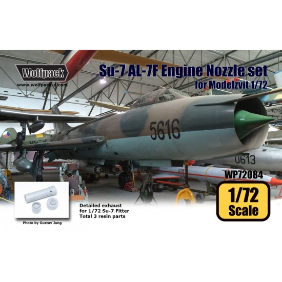 1/72 Su-7 Fitter AL-7F Engine Nozzle Set for Modelsvit kits 1/72 Su-7 Fitter AL-7F Engine Nozzle Set for Modelsvit kits