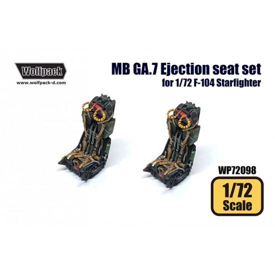1/72 F-104 Starfighter Martin Baker GA.7 Ejection Seat for Hasegawa kits 1/72 F-104 Starfighter Martin Baker GA.7 Ejection Seat for Hasegawa kits