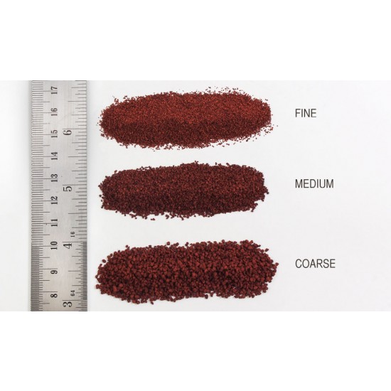 Roadbed/Track-Bed - Iron Ore #Fine Ballast (coverage area = 21.6 in3 / 353 cm3) Roadbed/Track-Bed - Iron Ore #Fine Ballast (coverage area = 21.6 in3 / 353 cm3)