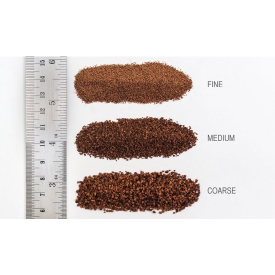 Roadbed/Track-Bed - Brown Coarse Ballast (coverage area = 21.6 in3 / 353 cm3) Roadbed/Track-Bed - Brown Coarse Ballast (coverage area = 21.6 in3 / 353 cm3)
