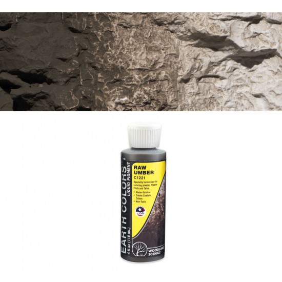 Earth Colours Liquid Pigment/Terrain Paint - Raw Umber (4 fl oz/118ml) Earth Colours Liquid Pigment/Terrain Paint - Raw Umber (4 fl oz/118ml)