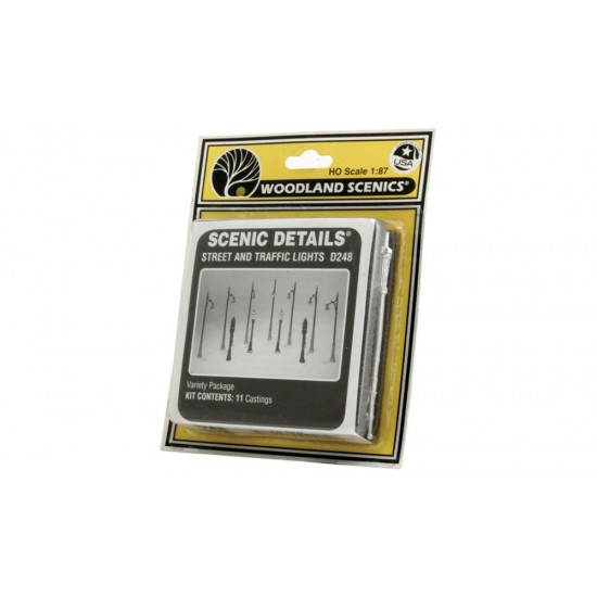 HO Scale Street and Traffic Lights Kit HO Scale Street and Traffic Lights Kit