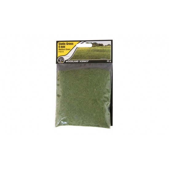 The Field System - Static Grass Medium Green #4mm (42g) The Field System - Static Grass Medium Green #4mm (42g)