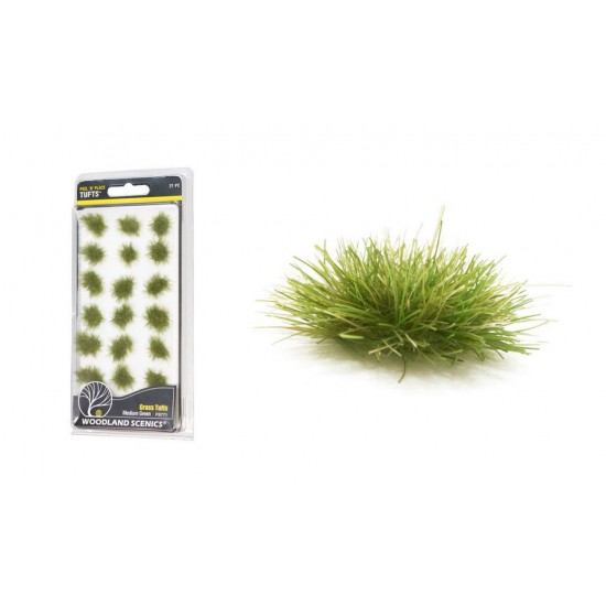 The Field System - Medium Green Grass Tufts (21pcs) The Field System - Medium Green Grass Tufts (21pcs)