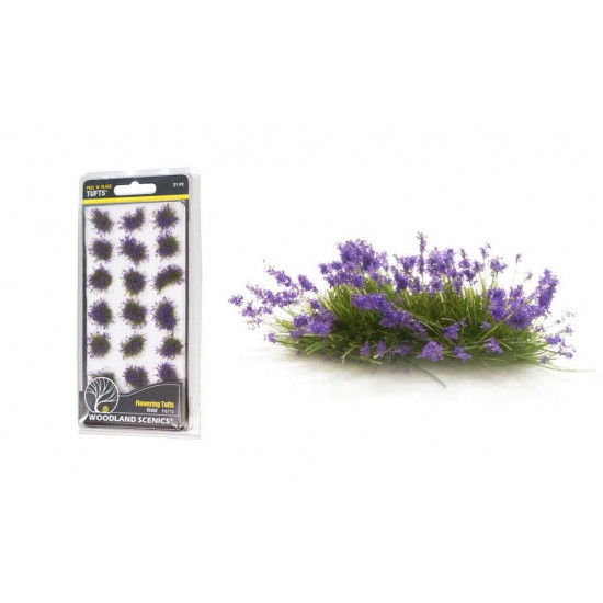 The Field System - Violet Flowering Tufts (21pcs) The Field System - Violet Flowering Tufts (21pcs)