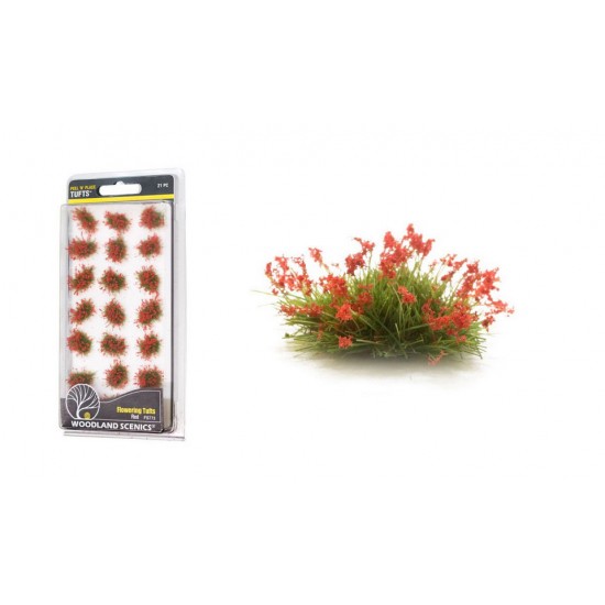The Field System - Red Flowering Tufts (21pcs) The Field System - Red Flowering Tufts (21pcs)