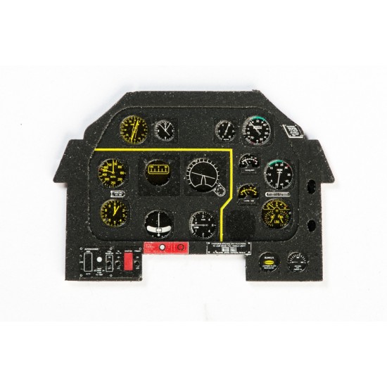 1/32 P-51D Mustang Late / P-51 Mustang Mk.IVa Instrument Panel for Tamiya 1/32 P-51D Mustang Late / P-51 Mustang Mk.IVa Instrument Panel for Tamiya