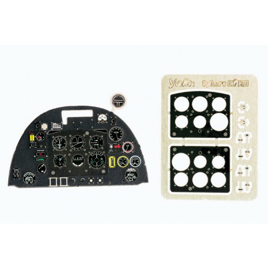 1/32 Supermarine Spitfire Mk.IX Late Instrument Panel for Tamiya kit 1/32 Supermarine Spitfire Mk.IX Late Instrument Panel for Tamiya kit