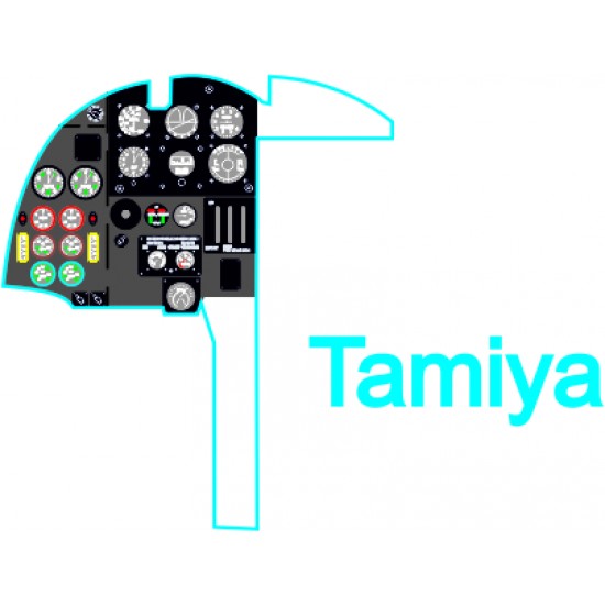 1/48 de Havilland Mosquito NF Mk.II / FB Mk.VI Instrument Panel for Tamiya 1/48 de Havilland Mosquito NF Mk.II / FB Mk.VI Instrument Panel for Tamiya