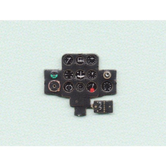1/72 Polikarpov I-153 Chaika Instrument Panel for Heller/ICM/Smer kits 1/72 Polikarpov I-153 Chaika Instrument Panel for Heller/ICM/Smer kits