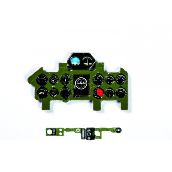 1/72 A6M2 Zero (Mitsubishi Green) Instrument Panel for Airfix/Hasegawa/Tamiya 1/72 A6M2 Zero (Mitsubishi Green) Instrument Panel for Airfix/Hasegawa/Tamiya