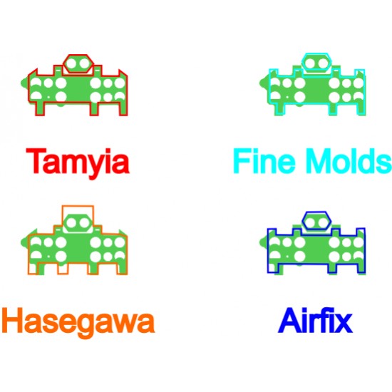 1/72 A6M2 Zero (Mitsubishi Green) Instrument Panel for Airfix/Hasegawa/Tamiya 1/72 A6M2 Zero (Mitsubishi Green) Instrument Panel for Airfix/Hasegawa/Tamiya