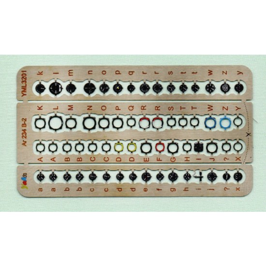 1/32 Arado Ar 234B-2 Instrument Panel for Fly kit 1/32 Arado Ar 234B-2 Instrument Panel for Fly kit