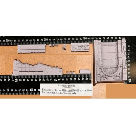 1/35 European Theatre of Operation Building Ruins #D (resin, 20 x 14.5 x 22.8cm) 1/35 European Theatre of Operation Building Ruins #D (resin, 20 x 14.5 x 22.8cm)