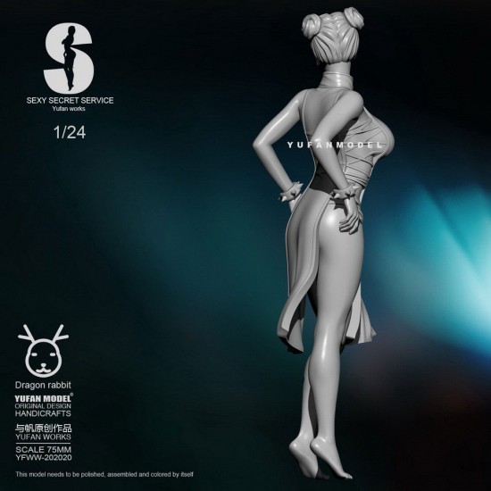 75mm Scale Sexy Secret Service Cheongsam Girl #13 75mm Scale Sexy Secret Service Cheongsam Girl #13