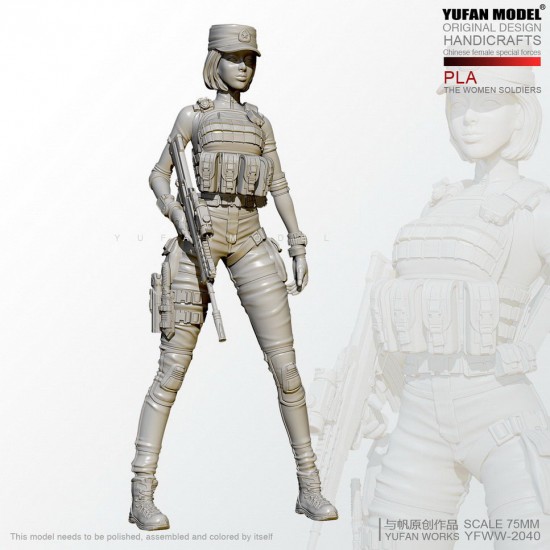 1/24 Chinese Special Forces Girl 1/24 Chinese Special Forces Girl