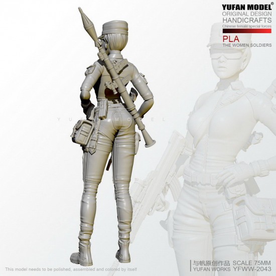 1/24 Chinese PLA Special Forces Girl w/Anti-tank RPG 1/24 Chinese PLA Special Forces Girl w/Anti-tank RPG