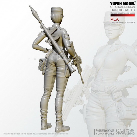 1/24 Chinese PLA Special Forces Girl w/Anti-tank RPG 1/24 Chinese PLA Special Forces Girl w/Anti-tank RPG