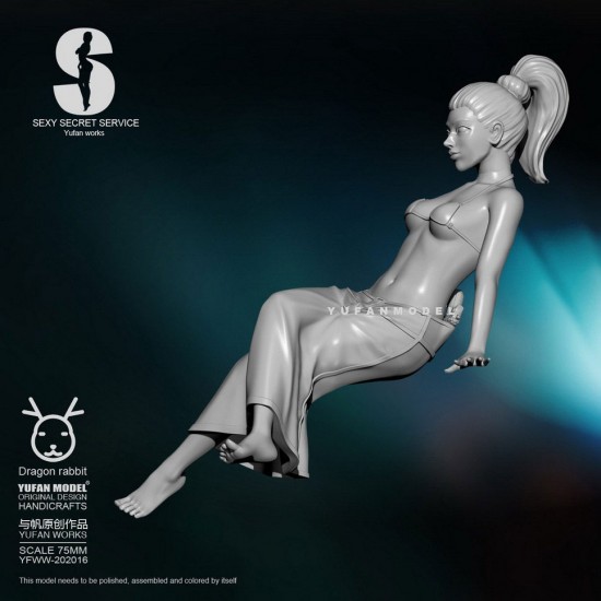 75mm Scale Sexy Secret Service Girl #14 75mm Scale Sexy Secret Service Girl #14