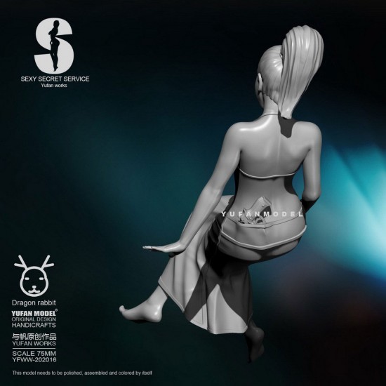 75mm Scale Sexy Secret Service Girl #14 75mm Scale Sexy Secret Service Girl #14