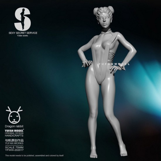 75mm Scale Sexy Secret Service Girl #12 75mm Scale Sexy Secret Service Girl #12
