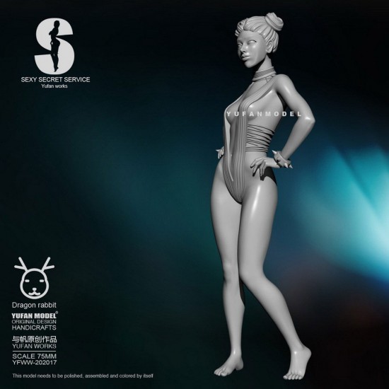 75mm Scale Sexy Secret Service Girl #12 75mm Scale Sexy Secret Service Girl #12