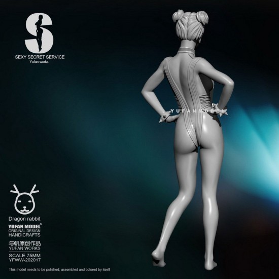 75mm Scale Sexy Secret Service Girl #12 75mm Scale Sexy Secret Service Girl #12
