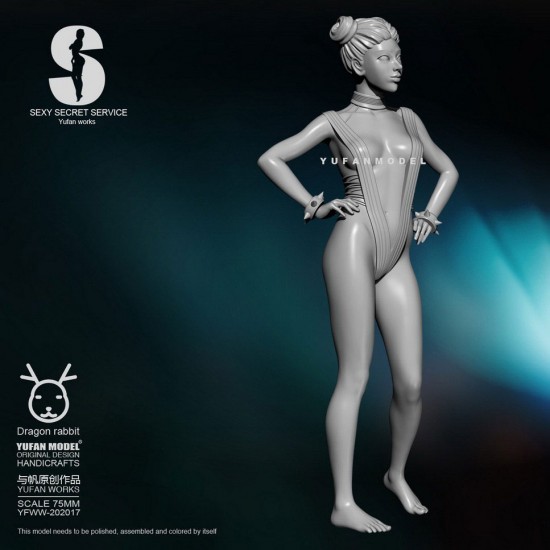 75mm Scale Sexy Secret Service Girl #12 75mm Scale Sexy Secret Service Girl #12