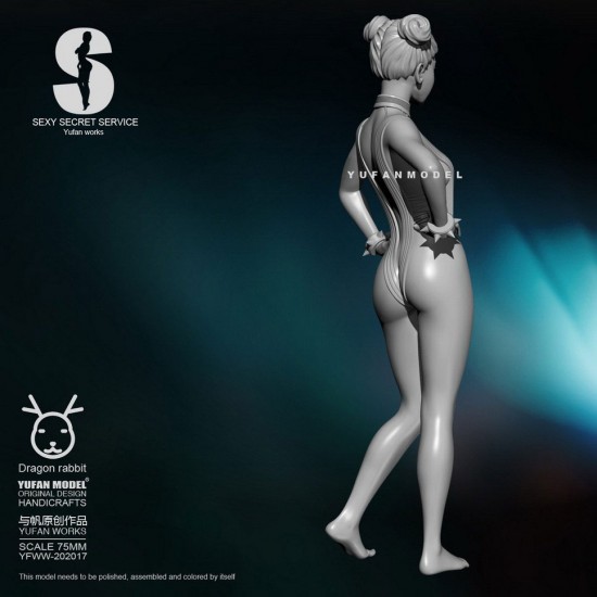 75mm Scale Sexy Secret Service Girl #12 75mm Scale Sexy Secret Service Girl #12