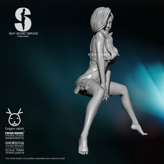 75mm Scale Sexy Secret Service Girl #10 75mm Scale Sexy Secret Service Girl #10