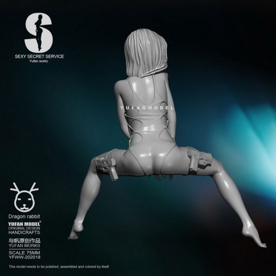 75mm Scale Sexy Secret Service Girl #10 75mm Scale Sexy Secret Service Girl #10