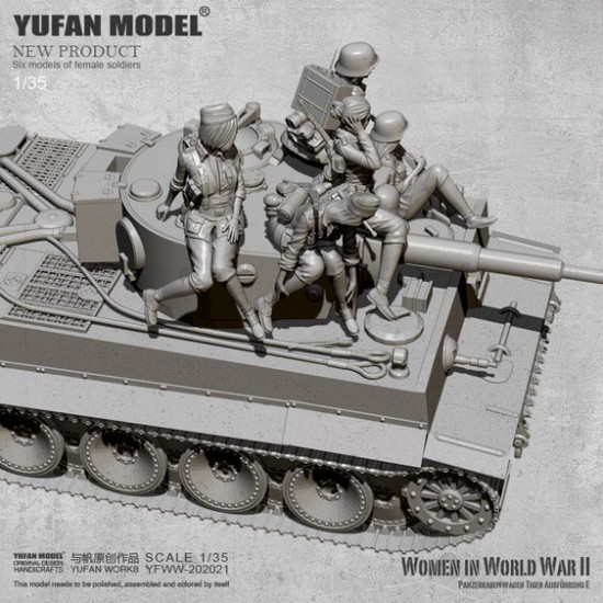 1/35 Women in World War II for Panzerkampfwagen Tiger Ausfuhrung E (6 figures) 1/35 Women in World War II for Panzerkampfwagen Tiger Ausfuhrung E (6 figures)