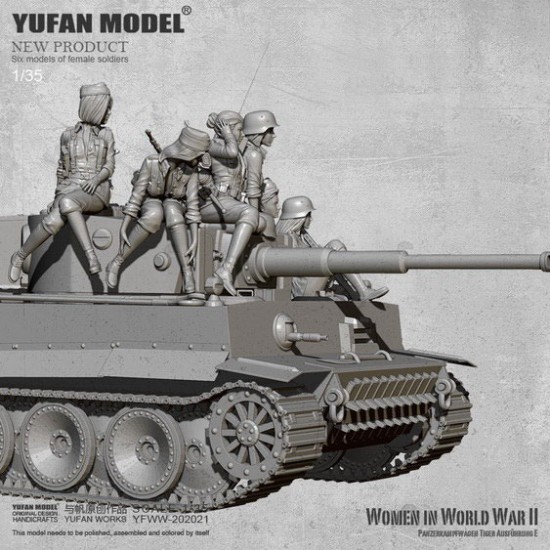 1/35 Women in World War II for Panzerkampfwagen Tiger Ausfuhrung E (6 figures) 1/35 Women in World War II for Panzerkampfwagen Tiger Ausfuhrung E (6 figures)