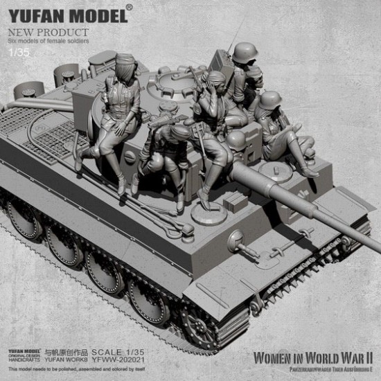 1/35 Women in World War II for Panzerkampfwagen Tiger Ausfuhrung E (6 figures) 1/35 Women in World War II for Panzerkampfwagen Tiger Ausfuhrung E (6 figures)