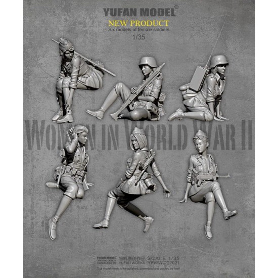 1/35 Women in World War II for Panzerkampfwagen Tiger Ausfuhrung E (6 figures) 1/35 Women in World War II for Panzerkampfwagen Tiger Ausfuhrung E (6 figures)