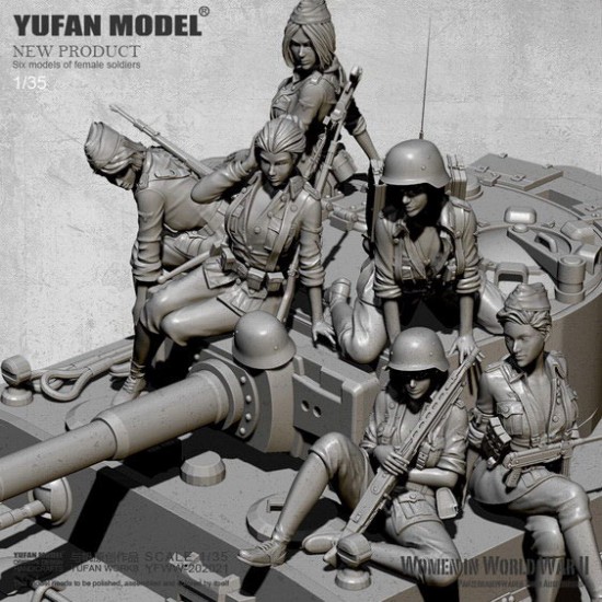 1/35 Women in World War II for Panzerkampfwagen Tiger Ausfuhrung E (6 figures) 1/35 Women in World War II for Panzerkampfwagen Tiger Ausfuhrung E (6 figures)