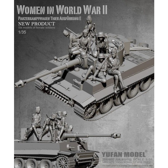 1/35 Women in World War II for Panzerkampfwagen Tiger Ausfuhrung E (6 figures) 1/35 Women in World War II for Panzerkampfwagen Tiger Ausfuhrung E (6 figures)