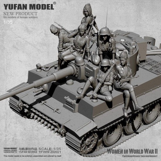 1/35 Women in World War II for Panzerkampfwagen Tiger Ausfuhrung E (6 figures) 1/35 Women in World War II for Panzerkampfwagen Tiger Ausfuhrung E (6 figures)