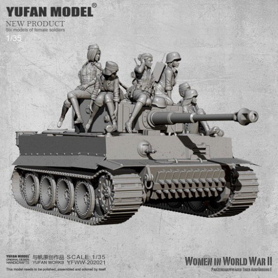 1/35 Women in World War II for Panzerkampfwagen Tiger Ausfuhrung E (6 figures) 1/35 Women in World War II for Panzerkampfwagen Tiger Ausfuhrung E (6 figures)