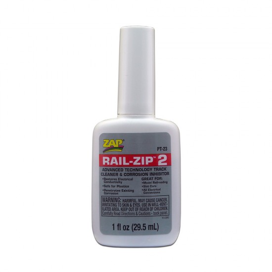 Rail Zip - Track Cleaner & Corrosion Inhibitor (1 fl oz / 29.5ml)