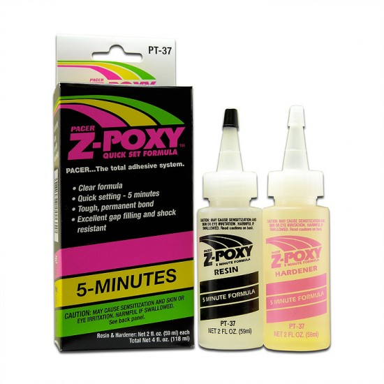 Z-Poxy 5-minute Epoxy (4 oz / 118 ml)