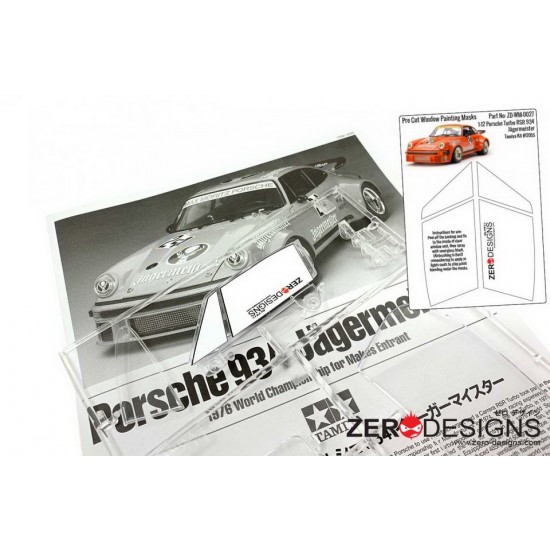 1/12 Porsche Turbo RSR 934 Jagermeister Window Painting Masks for Tamiya kits 1/12 Porsche Turbo RSR 934 Jagermeister Window Painting Masks for Tamiya kits