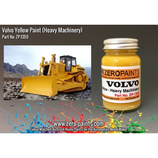 Volvo Yellow (Heavy Plant and Machinery) Paint 60ml Volvo Yellow (Heavy Plant and Machinery) Paint 60ml